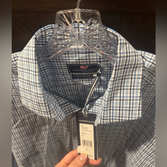 NWT Vineyard Vines Classic Fit Cooper Shirt sz L - Picture 2 of 3